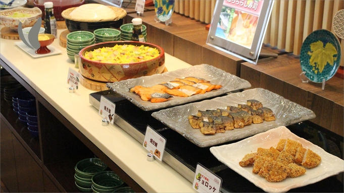 【ベストレート】朝食付プラン　人気の郷土料理朝食バイキング／全室シモンズ社製ベッド